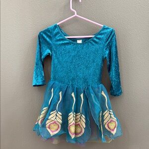 Gymboree Size 7/8 Pretty Lil Peacock Dress Leotard Halloween